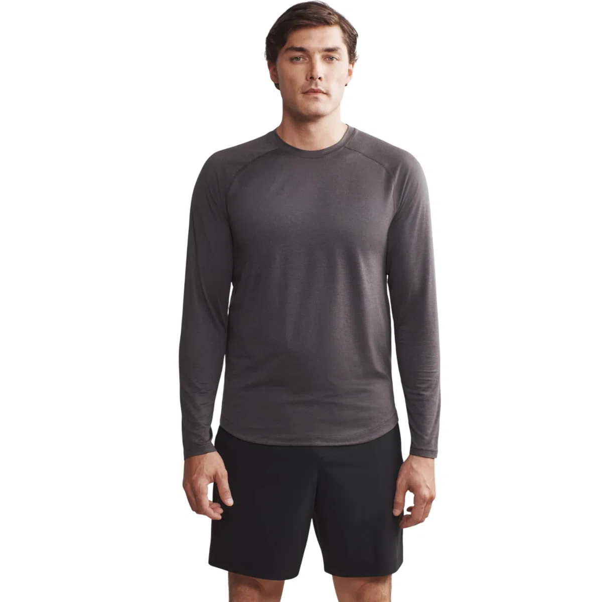 Rhone Atmosphere - Camiseta de manga larga para hombre, ultrasuave, ligera, absorbe la humedad, antiolor