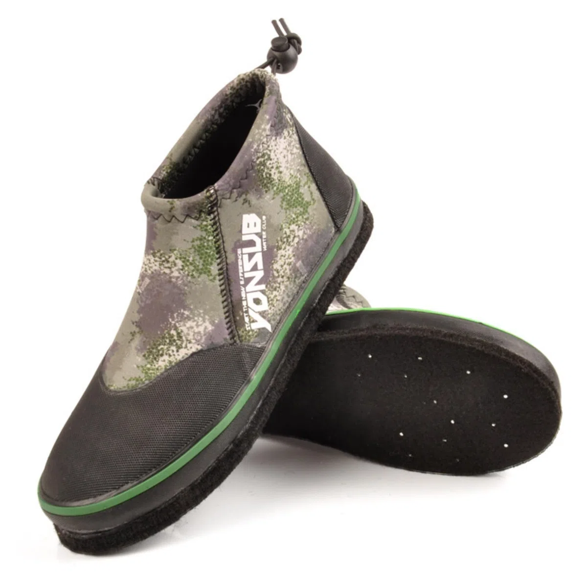 F Fityle Zapatos Pesca Antislizan Zapato con Suela Fieltro Agarre Húmedo Escarpín para Pescadores, Verde, color to 12, Numeric_37