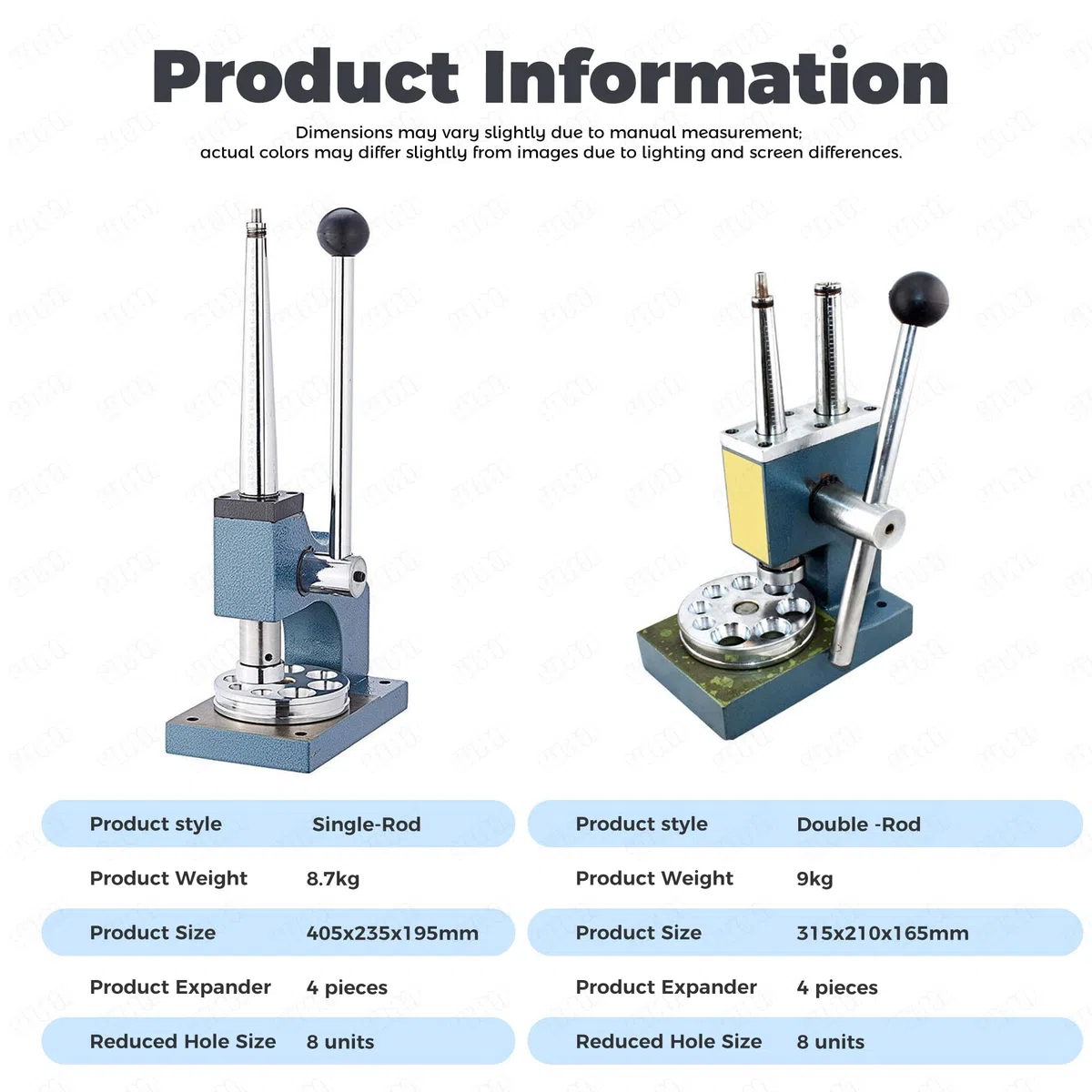 Estirador y reductor de anillos, herramienta manual de medición de anillos con base pesada, medidor de anillos ajustable para ajustar el tamaño