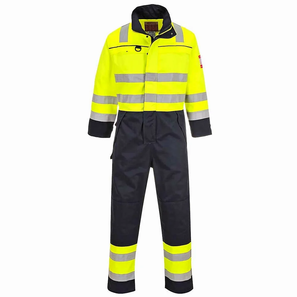 Portwest Mono Multi-Norm De Alta Visibilidad, Tamaño: 4XL, Color: Amarillo/Marino, FR60YNR4XL