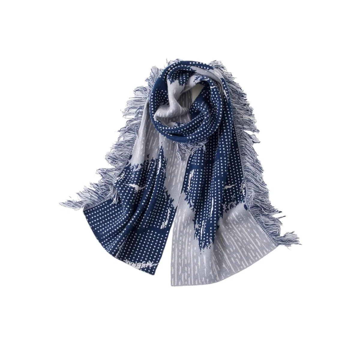 Bufanda de cachemira for mujer, cálida y agradable for la piel, punto, for otoño e invierno Chal de invierno