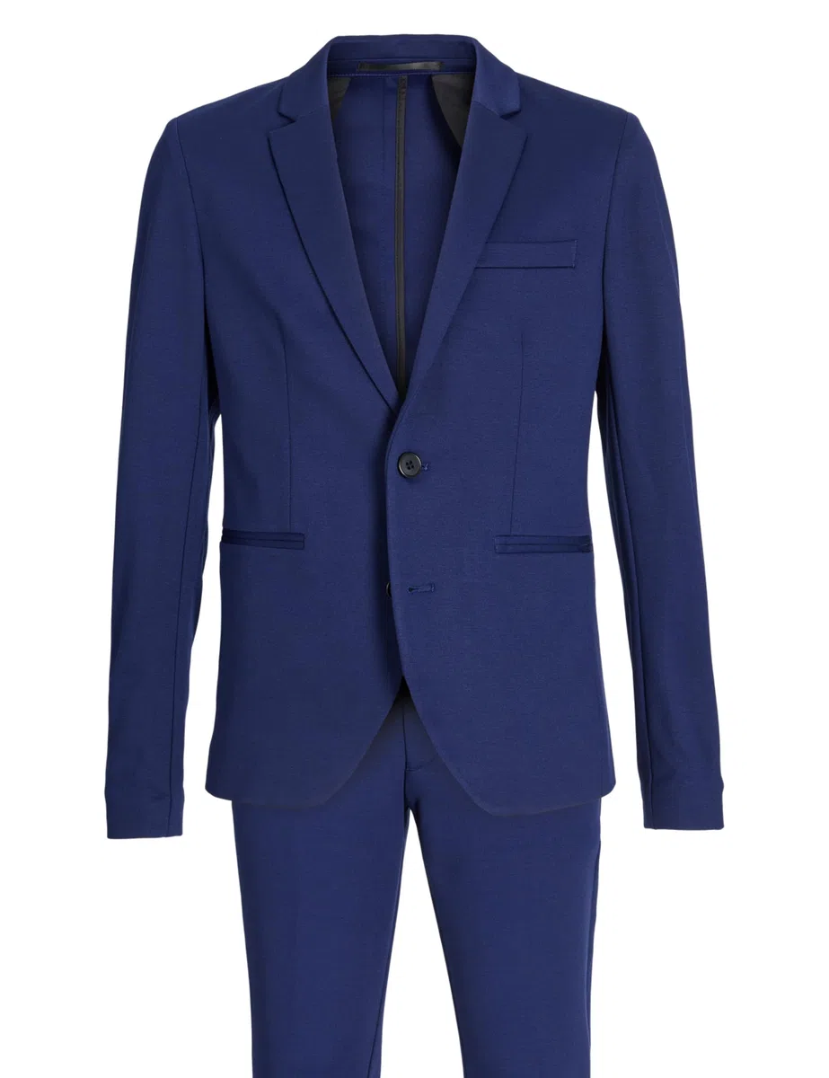 Jack&Jones Junior JJEJAXON Jersey Suit Noos JNR, Azul Medieval, 14 años