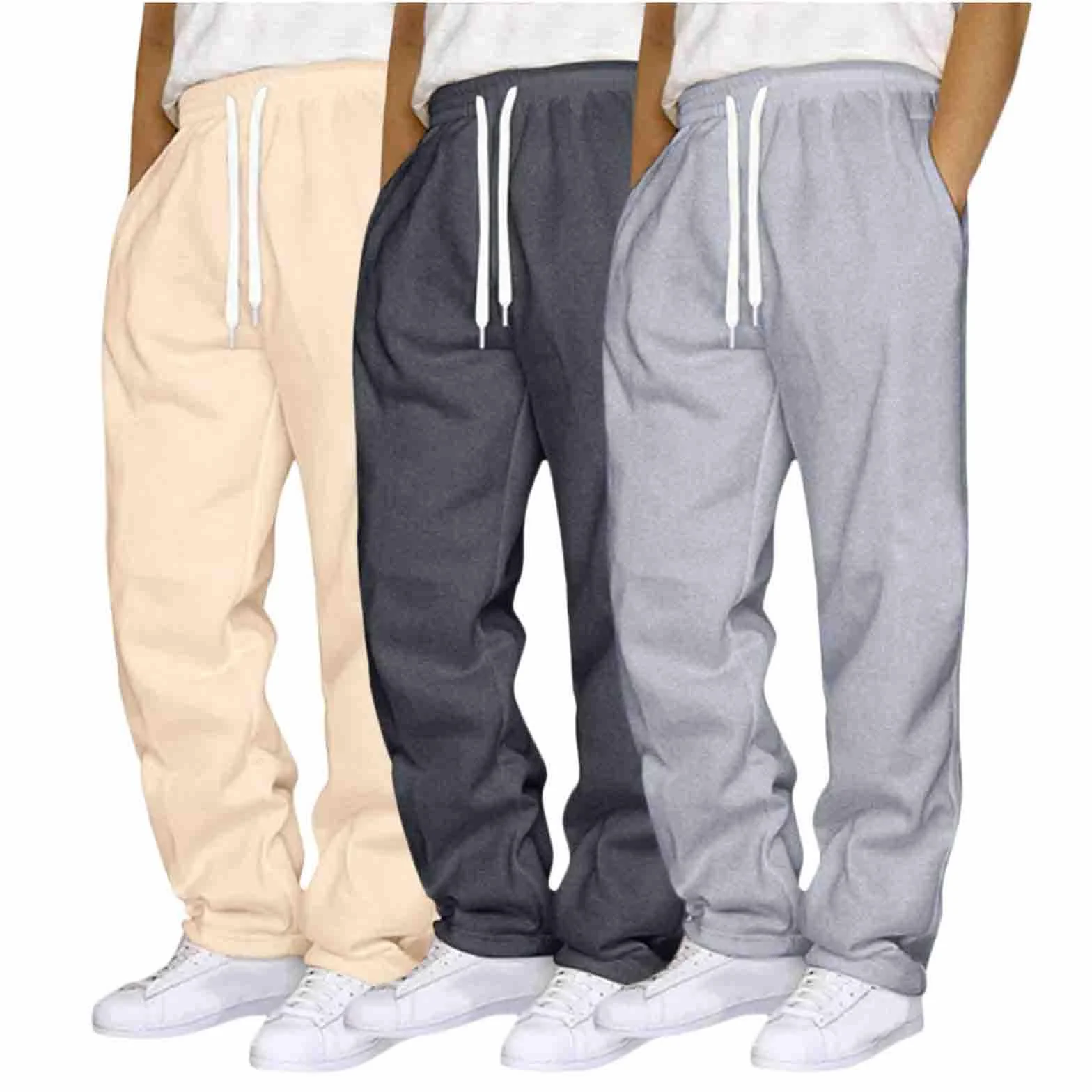 Genérico Pantalones Deportivos para Hombre Pantalón Chándal Hombre Tela Ligera Pantalones Casuales Pantalon Chandal Deportivos con Bolsillo Trekking Deporte Running Largo Casuales Ligeros