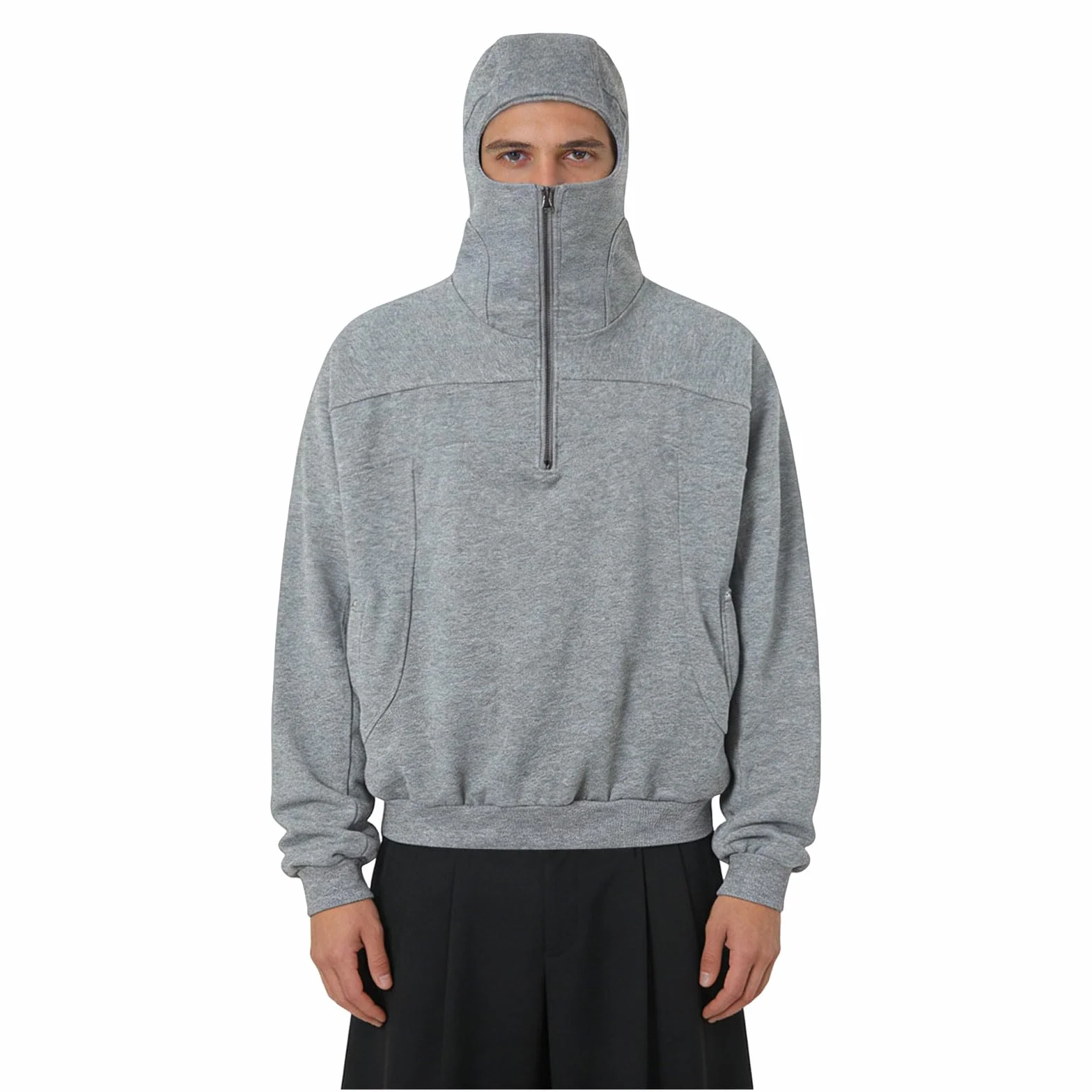 Hombre Sudadera con Capucha y Cremallera Sudadera Deportiva Running Unisex Invierno Pasamontañas Moto Ciclismo para Deportes Al Aire Libre para Uso Diario, Actividades Al Aire Libre y Casuales