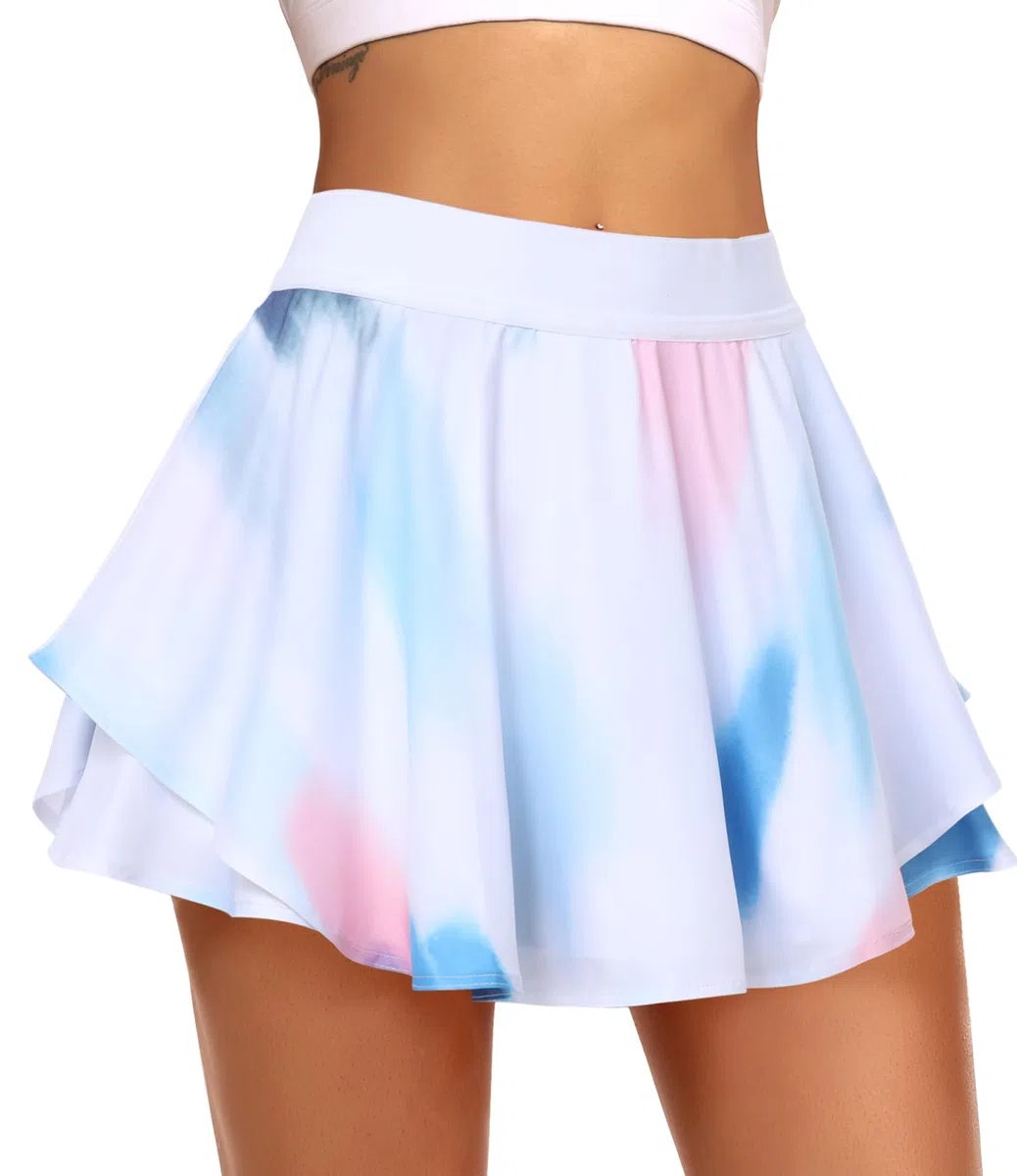JoyGirl Falda de tenis para mujer con pantalones cortos, falda plisada de golf, cintura alta, para entrenamiento, atletismo, correr, faldas con bolsillos