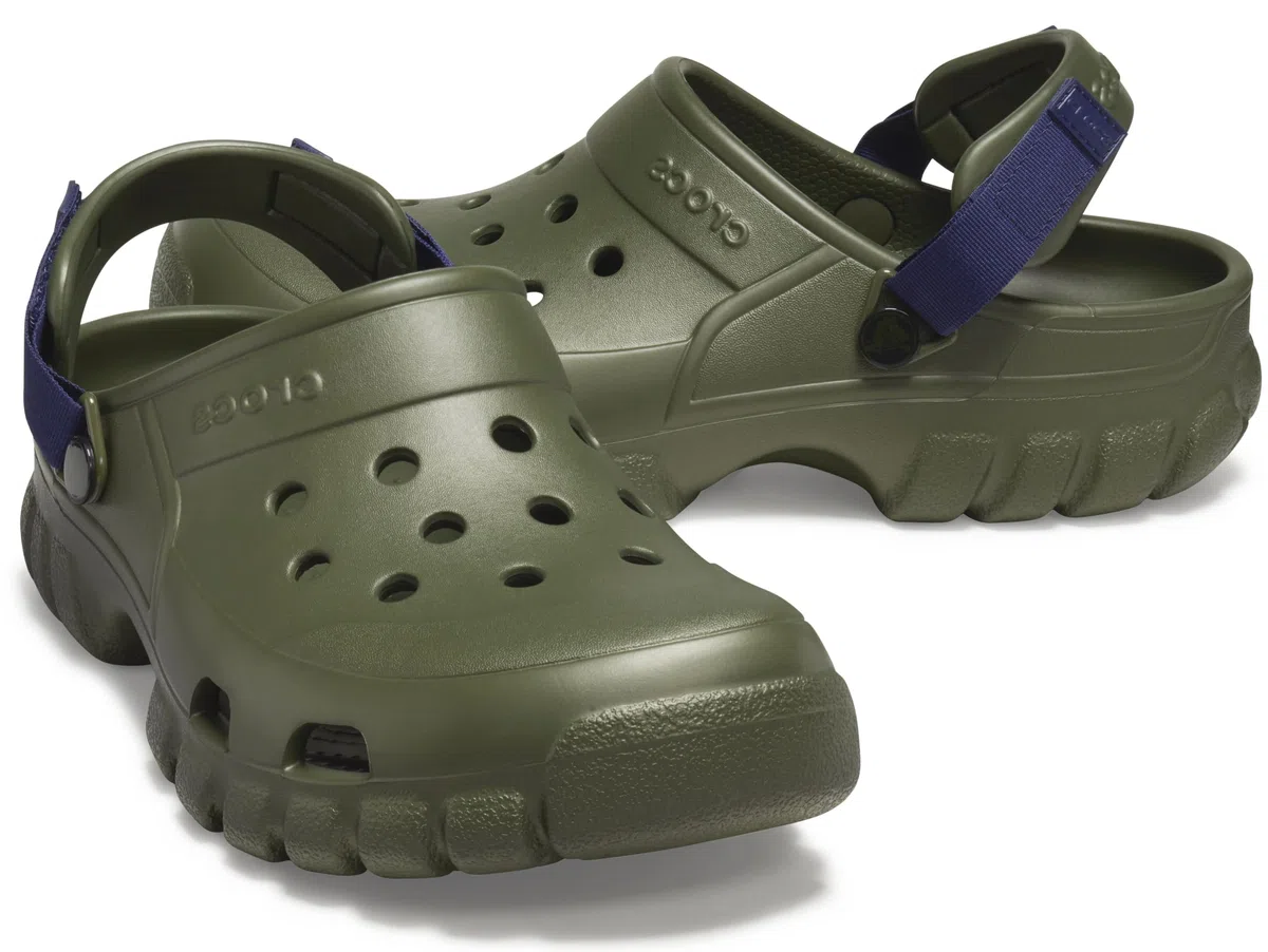 Crocs Unisex Adulto Offroad Sport Clog Zueco, Army Green/Navy, 45/46 EU