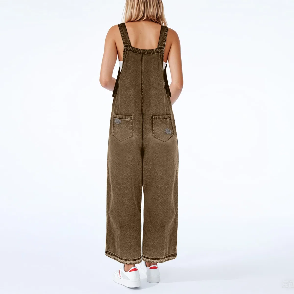 Peto Vaquero Mujer Mono Elegante Tezano Informal Overol Largo Baggy Macacao Ancho Tallas Grandes Casual Trabajo Formal Talla Grande De Fiesta Largos