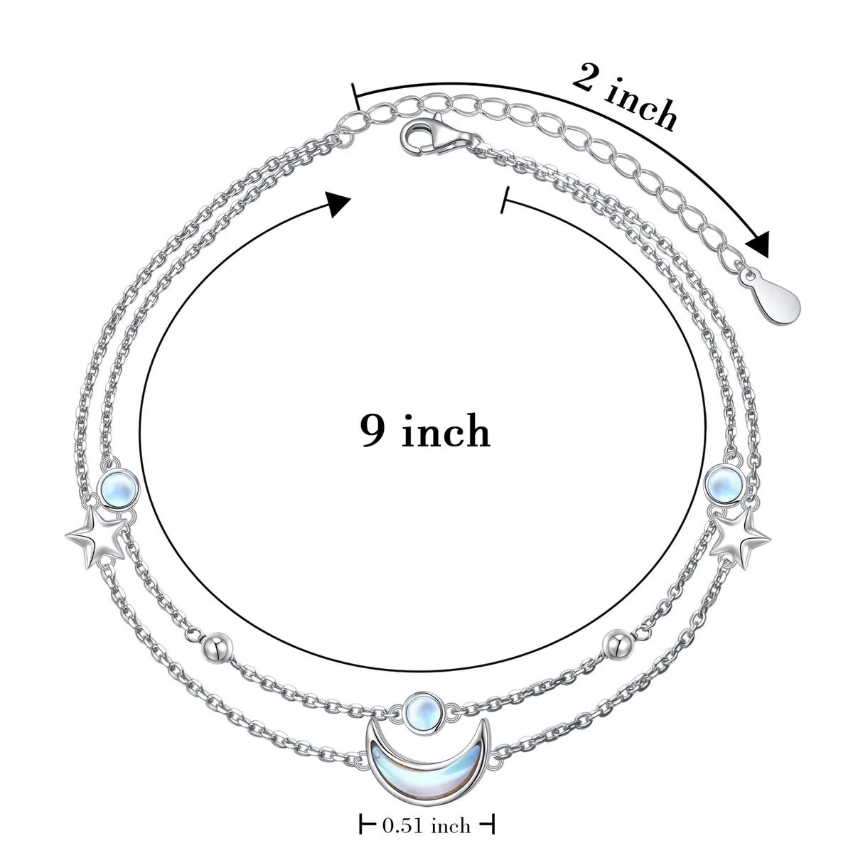 Tobilleras para mujer, delicadas mariposas, infinito, mal de ojo, tortuga marina, pulseras de tobillo en capas, impermeables, ajustables, con cuentas, para verano, playa, joyería de regalo, 9