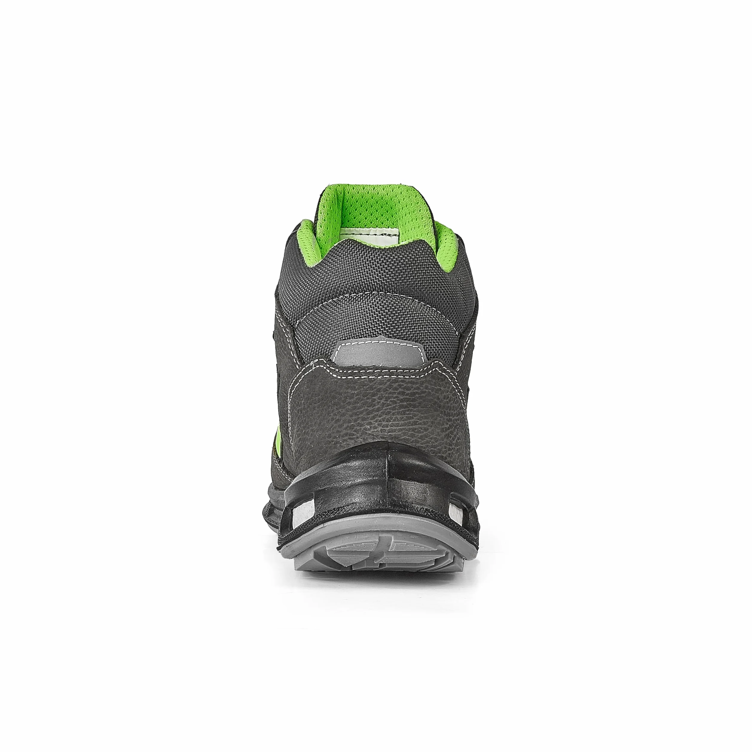 U-Power Red Lion Hummer, Safety Shoes,Zapatos de Seguridad, Altos, Ligeros y Flexibles, Antiperforación, Antipinchazos, con Inserto Infinergy, con Puntera de Aluminio - Grey & Green 43