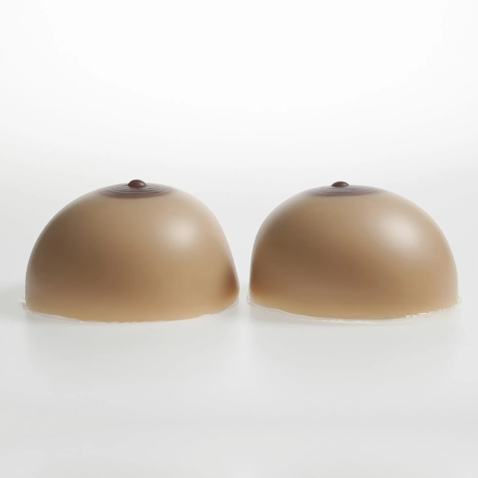 Almohadillas de silicona para sujetador Almohadillas de gel para pecho Almohadillas para pecho artificial Adecuadas para Vestidos de Mastectomía Trajes de Baño Recogidos ( Color : Brown , Size : K )