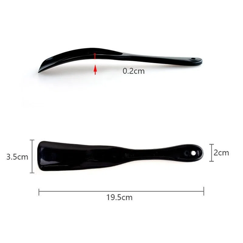 Calzadores Calzador para el hogar Calzador pequeño portátil para el hogar con martátil para el hogar con mango largo para levantar zapatos Calzador de plástico Calzador Calzador de viaje (A)