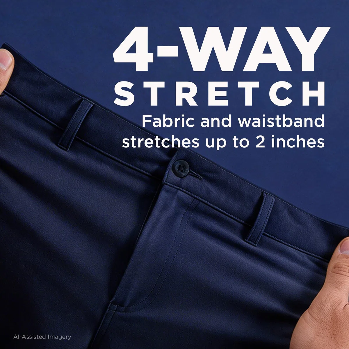 Haggar Sport Travel Performance Straight Fit Flat Front Casual Pant Pantalones Informales para Hombre