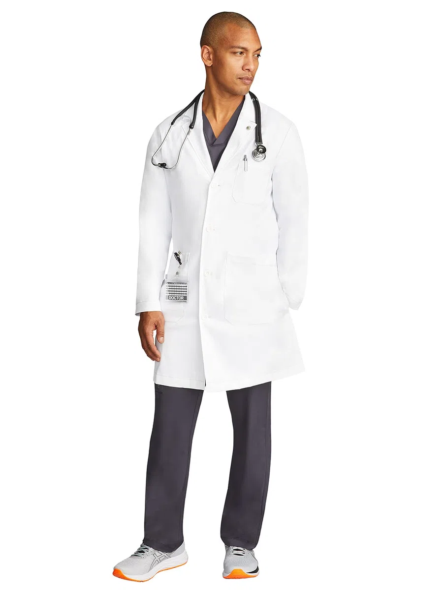 Healing Hands Bata de laboratorio Luke White Coat Collection 5151 para hombre