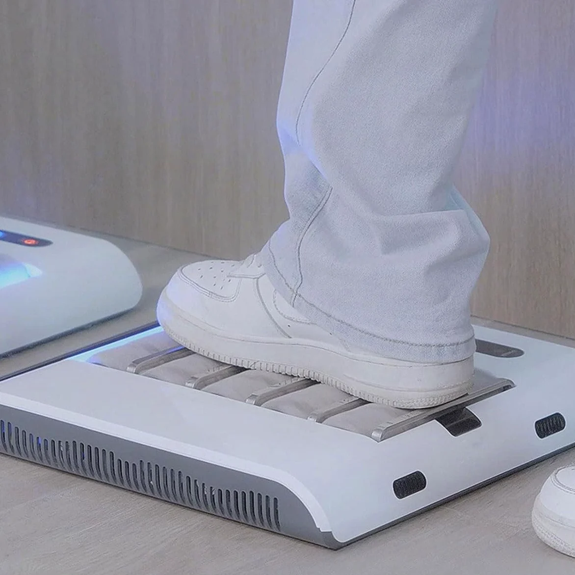 Máquina Automática para Limpiar Suelas, Abrillantador De Zapatos Recargable por Inducción, Limpiador, para La Entrada Viviendas Y Hoteles