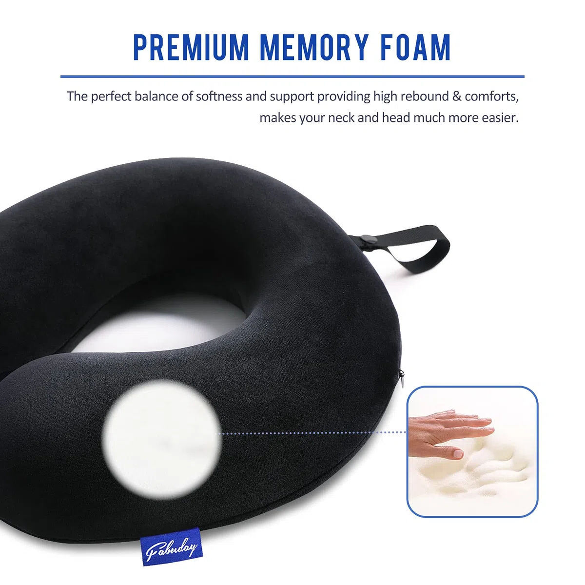 Almohada Viaje Negro, Regalos para Viajeros