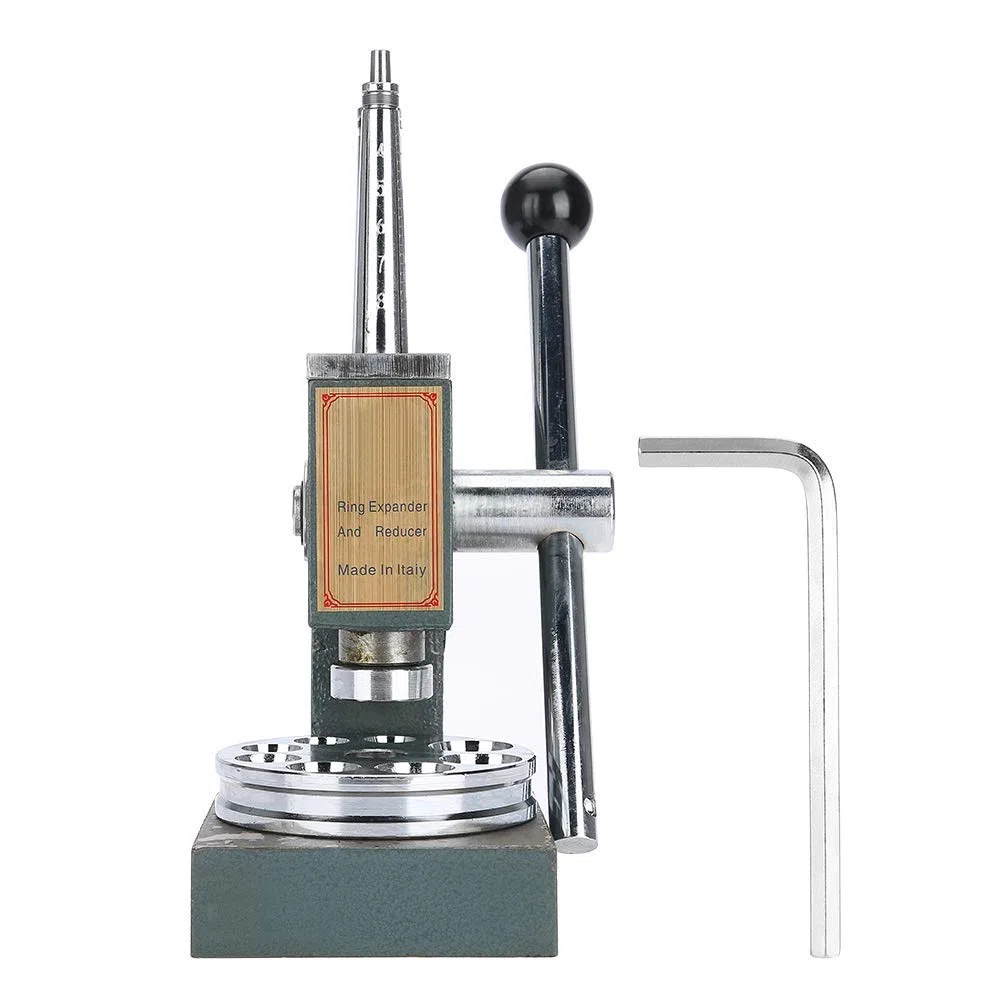 Plyndbract Herramienta de ajuste de tamaño con varilla doble, reductor y ampliador para anillos, ideal para uso doméstico y ahorro de dinero