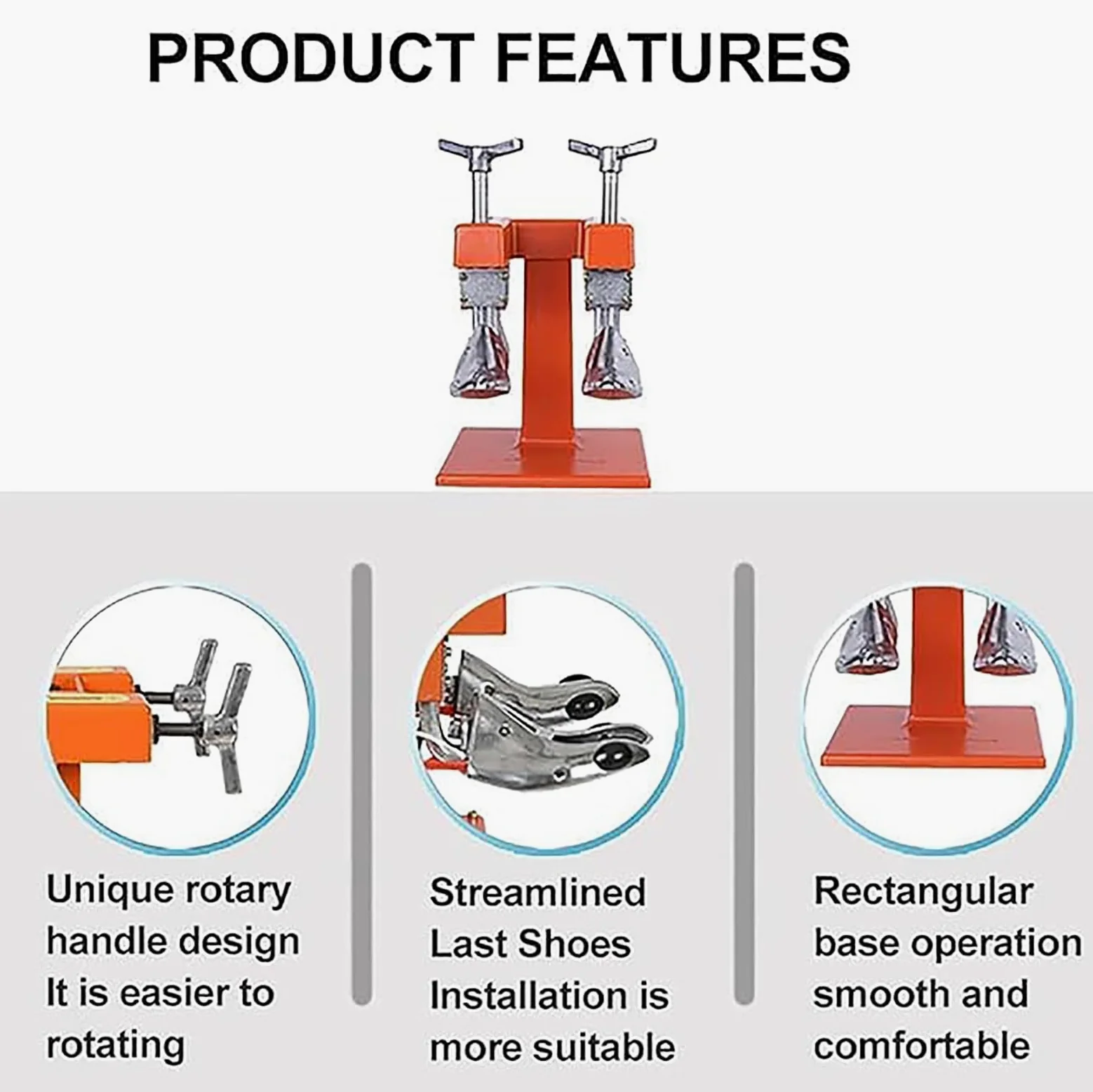 Genérico Ensanchadora de Zapatos de Dos Cabezales, máquina estiradora de Zapatos, ensanchadora de Zapatos Profesional, máquina de expansión de Zapatos de Aluminio de Ancho y Longitud Ajustables.