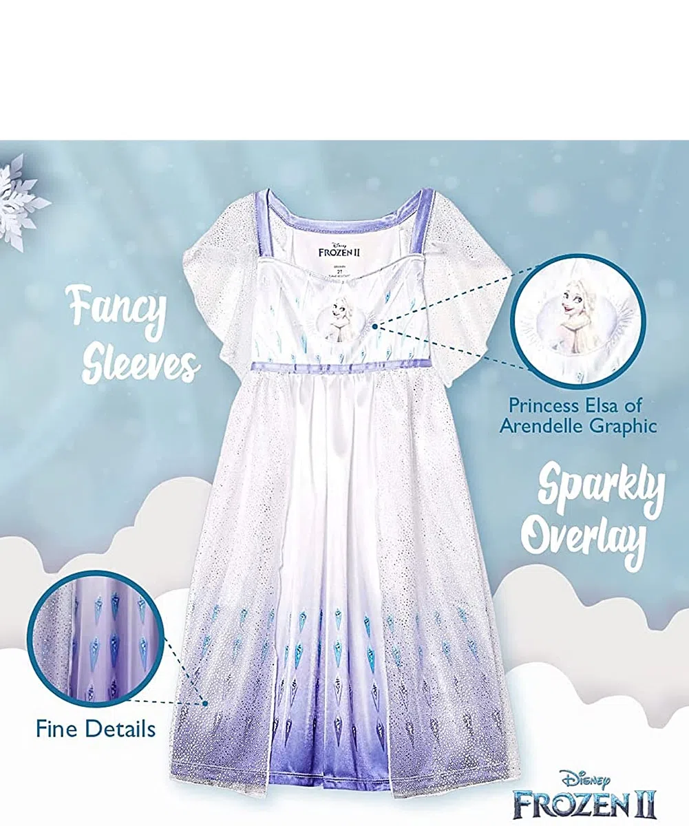 Disney Camisón infantil Frozen Fantasy Princesa Elsa