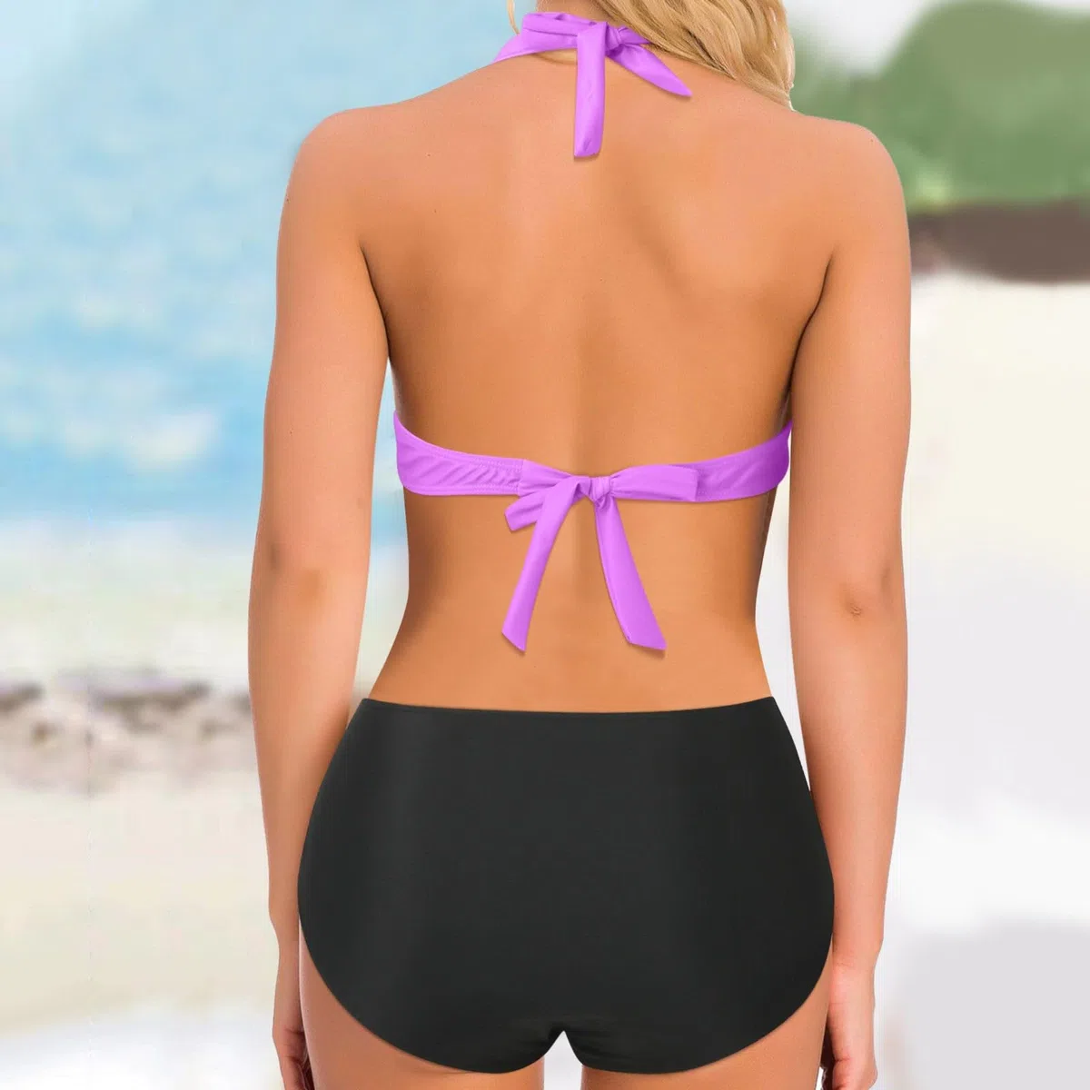 Conjuntos De Bikini for Mujer Conjunto Traje Baño Estampado con Parte Inferior for, Verde, S
