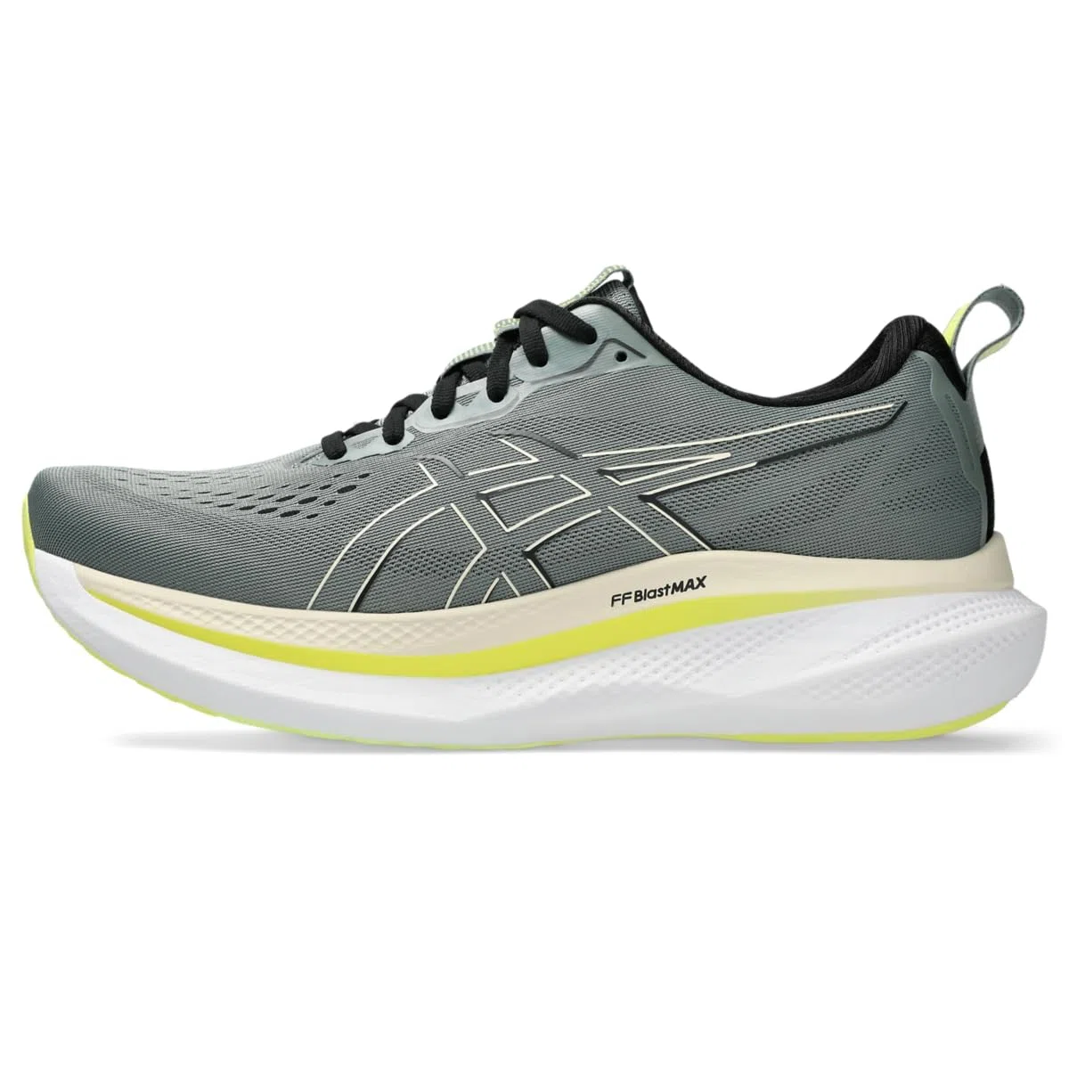 Asics GLIDERIDE MAX - Tenis de Correr para Hombre, Monument Blue/Vanilla