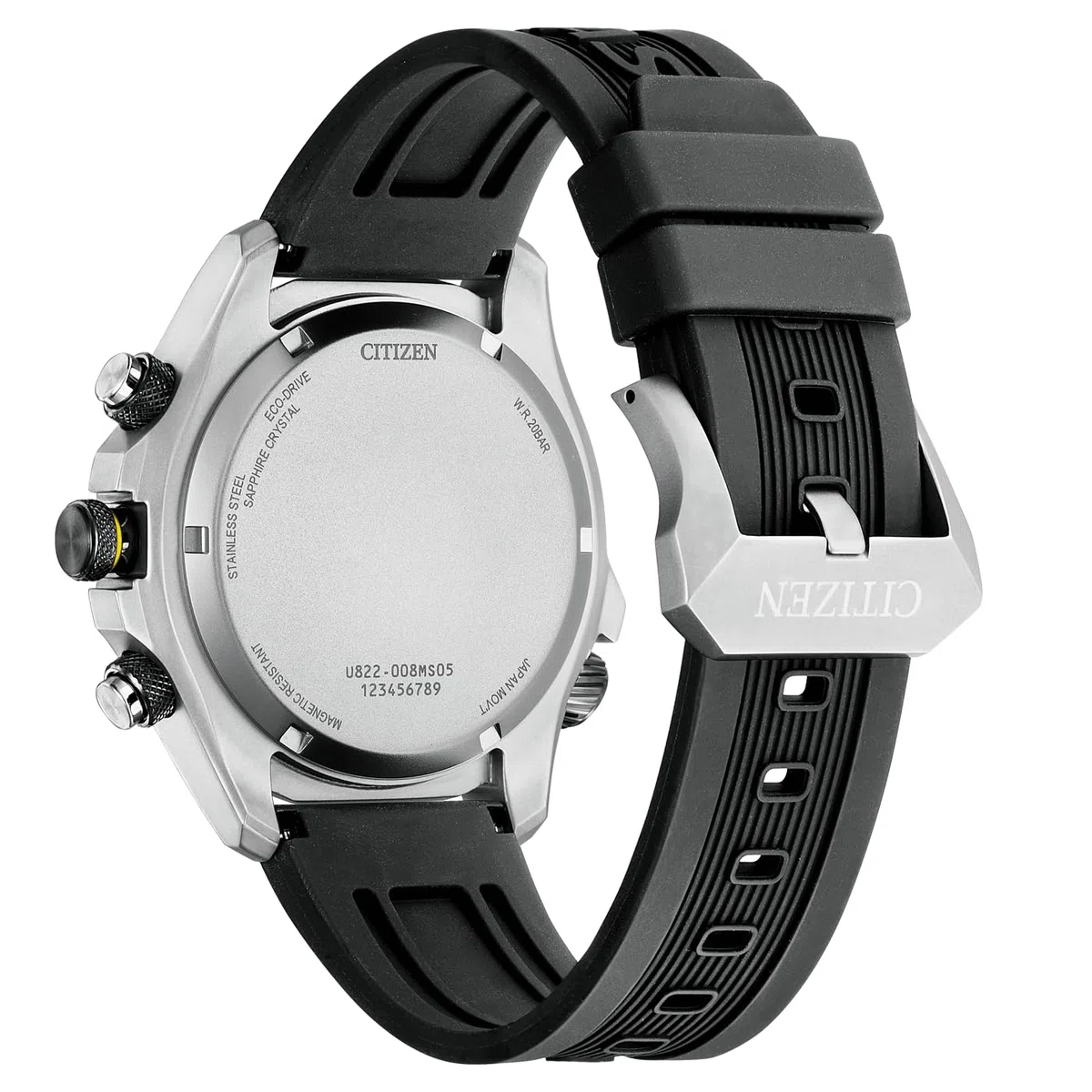 CITIZEN Promaster JV1007-07E Eco-Drive - Reloj solar analógico y digital para hombre con correa de silicona, Deportes