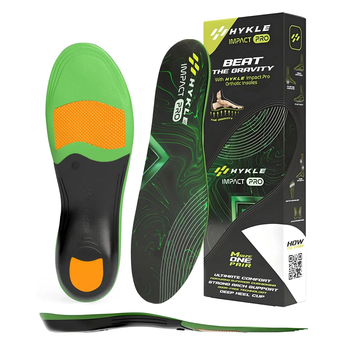 Plantillas ortopédicas prémium para aliviar la fascitis plantar, sobrepronación y espinillas, plantillas ortopédicas para mujeres, plantillas para fascitis plantar para hombres, plantillas de soporte