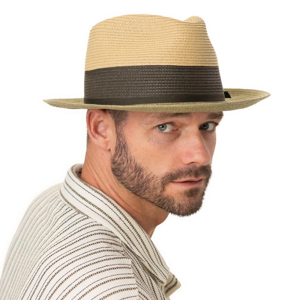 Stetson Dovito Sombrero Fedora Toyo Proteccion UV 40 Unisex Primavera Verano