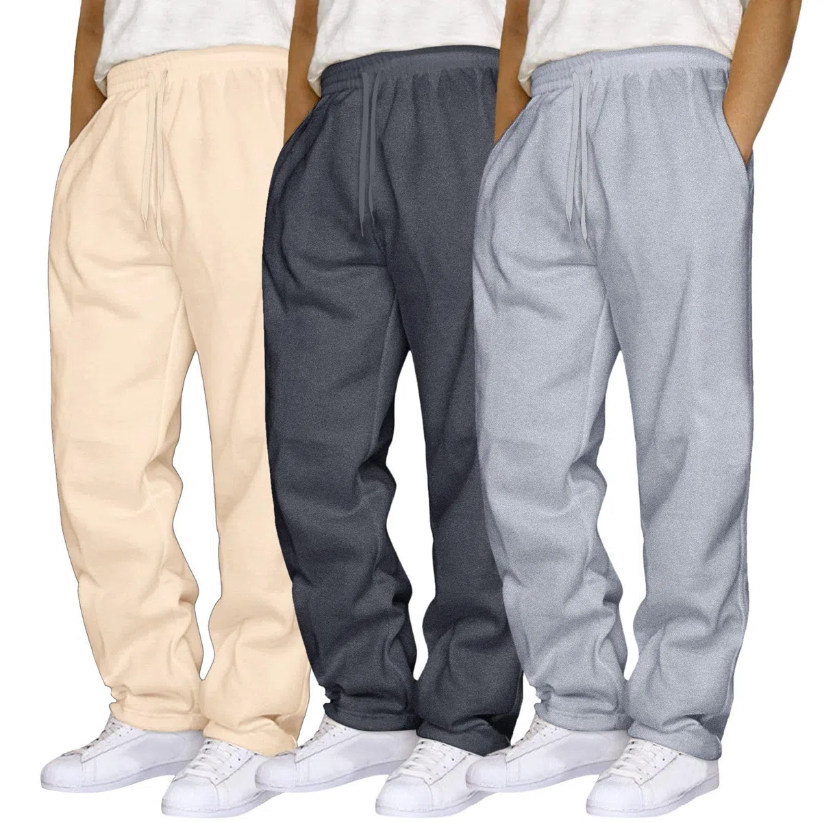 Pantalones Chandal Hombres,Pantalones De Hip Hop para Hombre Deportivos Casuales con PuñOs Ajustables Color Bolsillo Lateral Entrenamiento Urbano Y Callejero Elasticidad CóModa Reforzadas Estilo