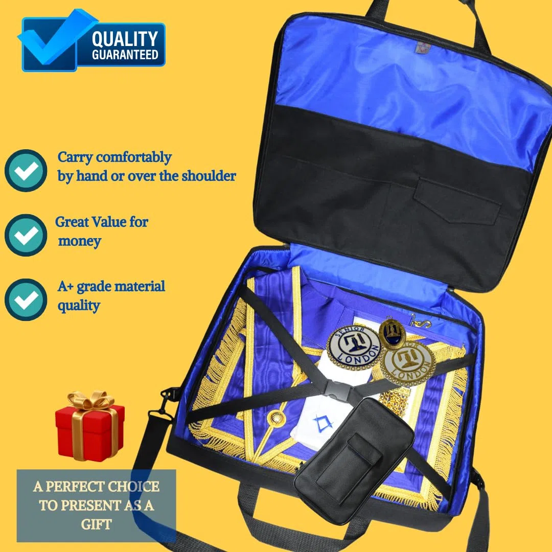Masonic Provincial Rank Regalia Case | Masonic Provincial Regalia Bolsa de transporte