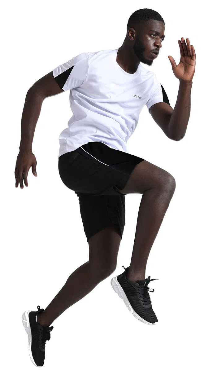 BUYJYA Ropa de entrenamiento para hombre, pantalones cortos atléticos para baloncesto, fútbol, ejercicio, entrenamiento, correr y gimnasio, 3 unidades