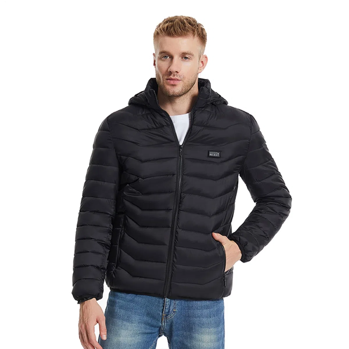 Abrigo calentado, chaqueta calentada | Abrigo térmico Chaquetas cálidas Carga USB Calentador de cuerpo de invierno,Chaquetas de esquí Chaqueta calentada por USB Calentamiento rápido para senderismo y