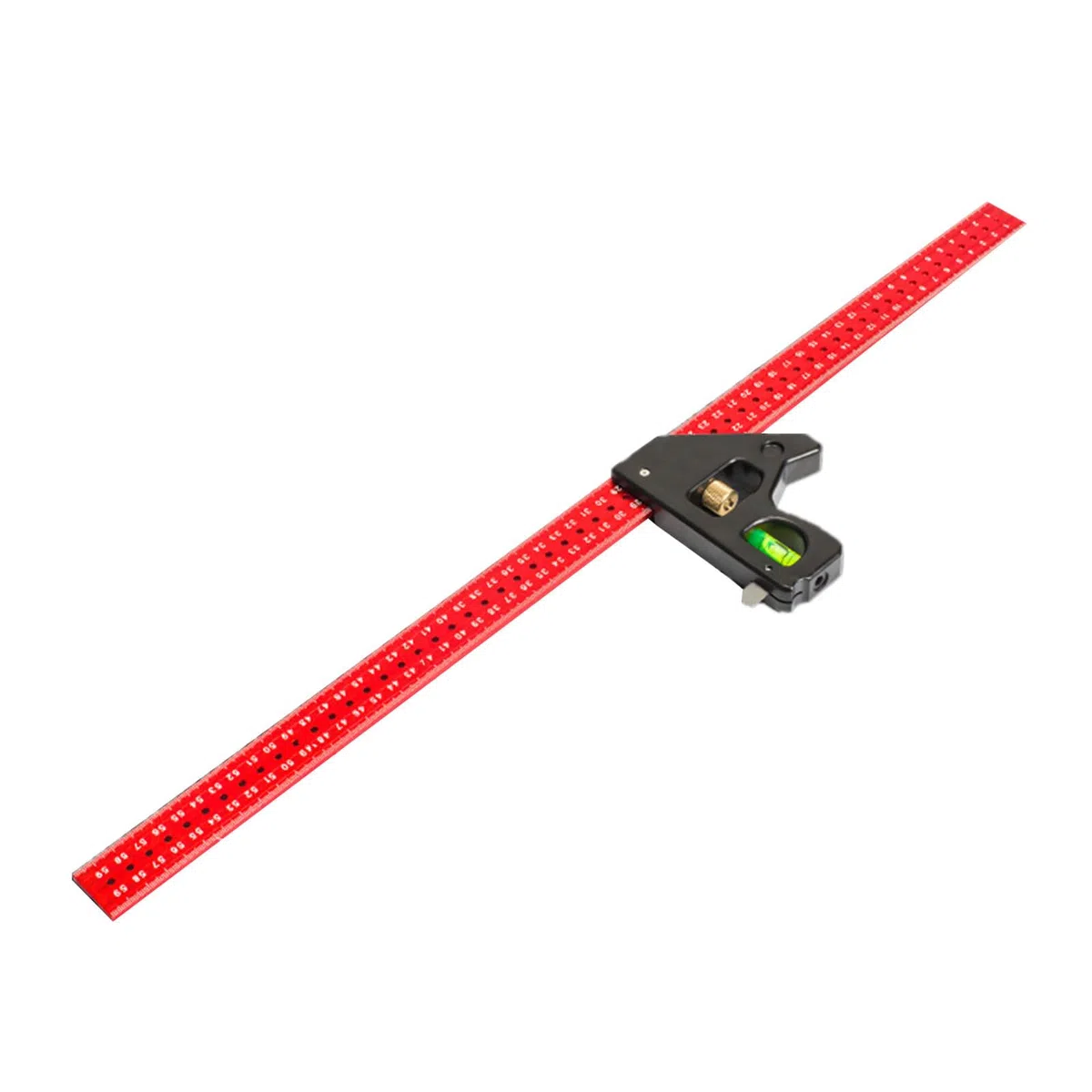 Herramienta de medición recta de aluminio de 90/45 grados con nivelación y aguja, mejoras de combinación de carpintería, regla de medición de ángulos, herramienta de medición de ángulos, regla de