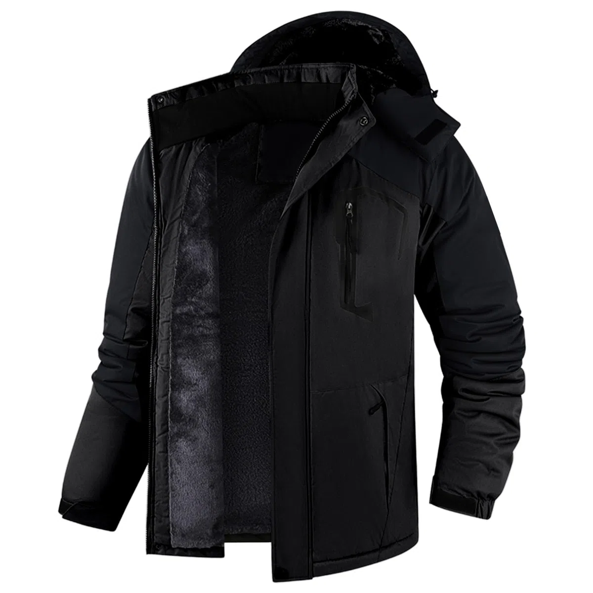 2026 Chaqueta de forro polar invernal para actividades al aire libre – Abrigo para clima frío de talla grande para senderismo para equipo