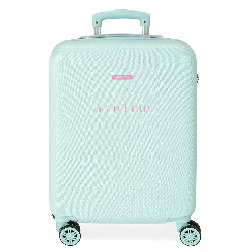 Movom La Vita e Bella Maletas de Cabina, Set Maletas, Fabricada en ABS, un Material Resistente y Ligero, Cuatro Ruedas Dobles de Giro multidireccional de Joumma Bags