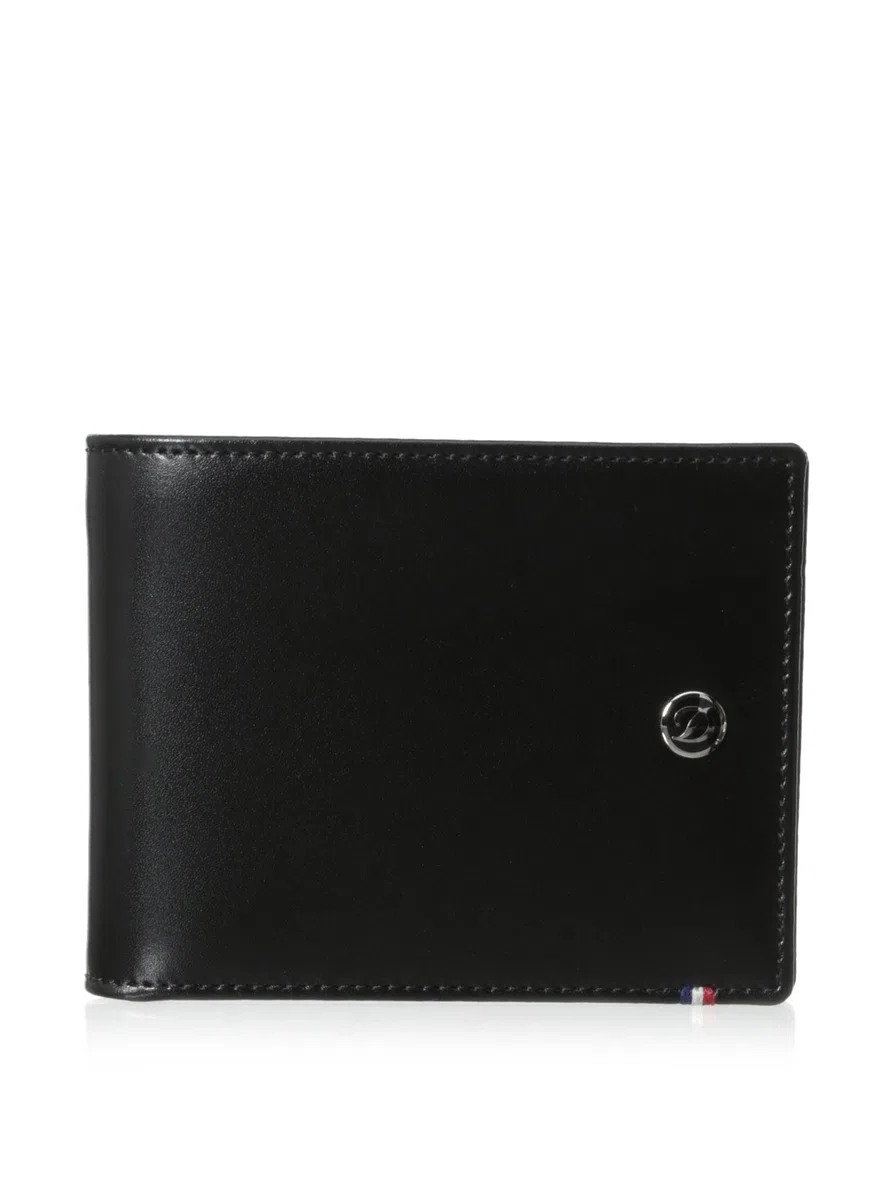 Stratton Essential Supply S.T Dupont D-180000 - Cartera de Piel con 6 Tarjetas de crédito, Color Negro
