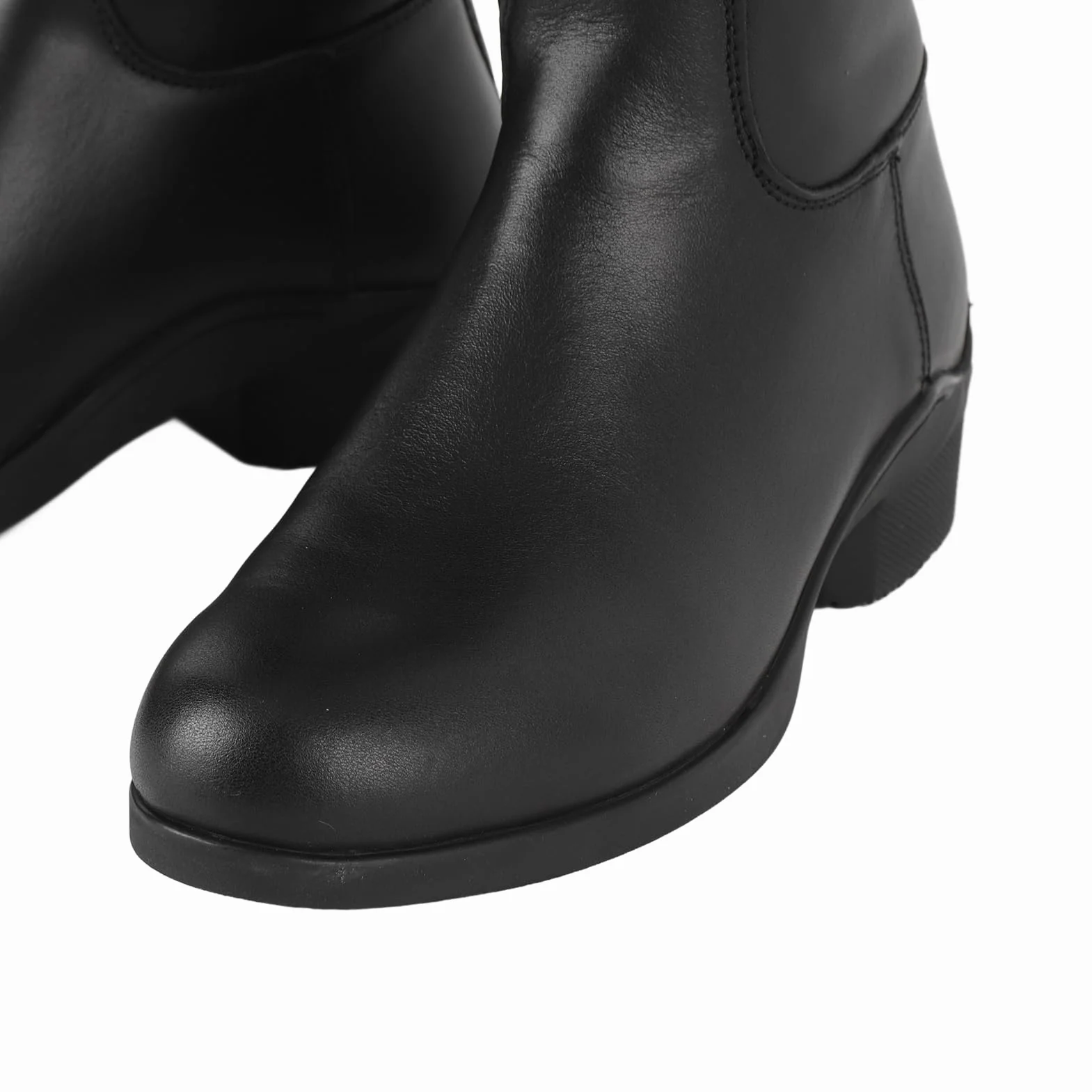 Ejoyous Botas de Equitación Altas Botas Ecuestres de Cuero EVA con Suela de Agarre con Cremallera Trasera Diseño hasta la Rodilla para Jinetes Unisex Que Entrenan Trabajo Estable Uso Diario