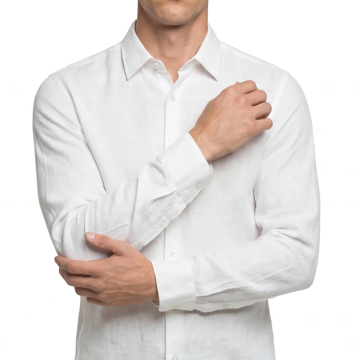 OLYMP Camisa casual para hombre de manga larga 404014, monocolor, 059, informal, 22, cuello Kent