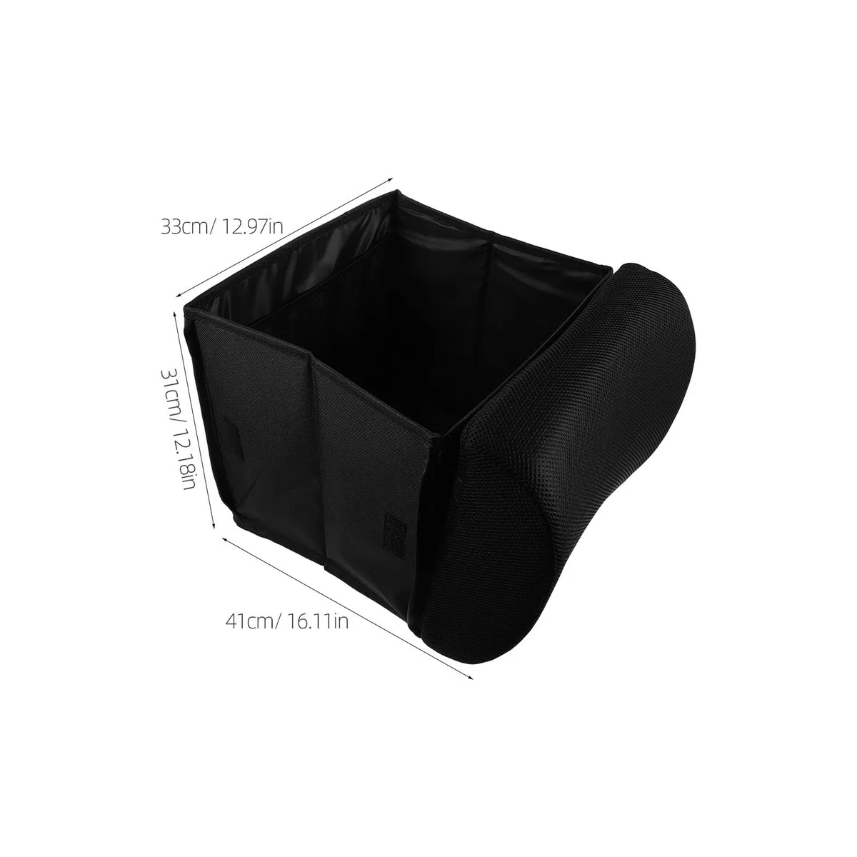 OUNONA Organizador de Maletero Plegable para Coche con Múltiples Compartimentos, Material de Poliéster y Esponja, Fácil de Limpiar Asas Reforzadas para Viajes en Suv