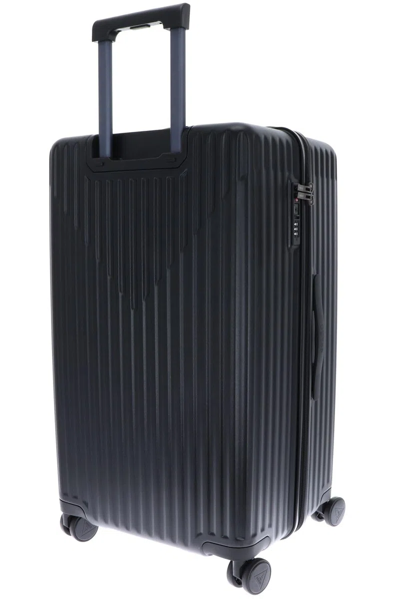 GUESS Trolley Olbia Shell Trunk Black Negro 73cm