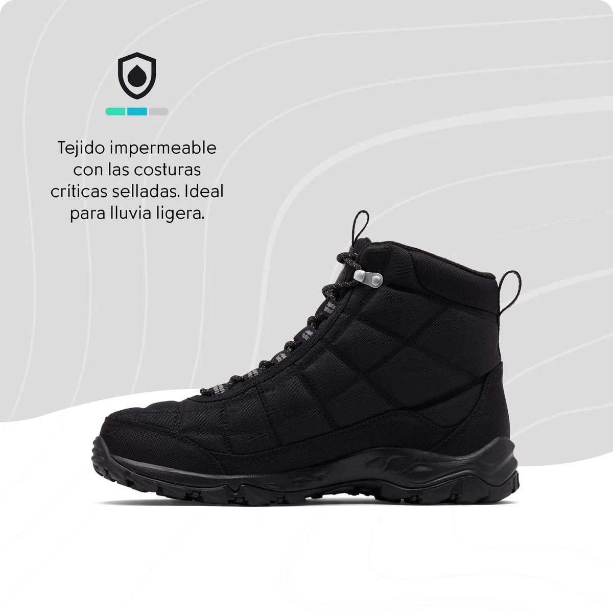 Columbia Botas de Nieve para Hombre, FIRECAMP