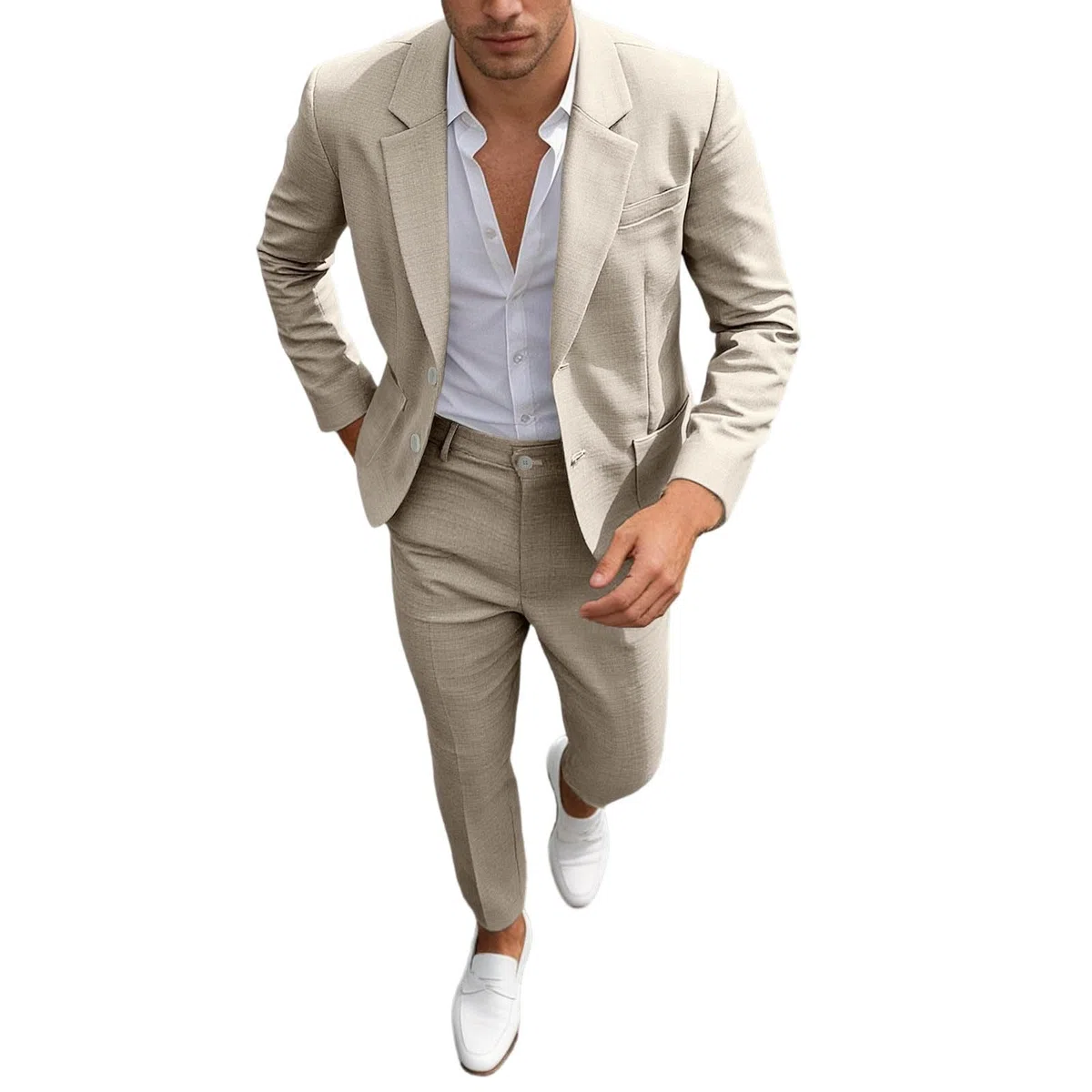 Conjunto genérico de chándal para hombre, 2 piezas, algodón, sudadera, con capucha, pantalones flexibles, cómodos, transpirables, suaves, ligeros, estilo moderno y elegante A175