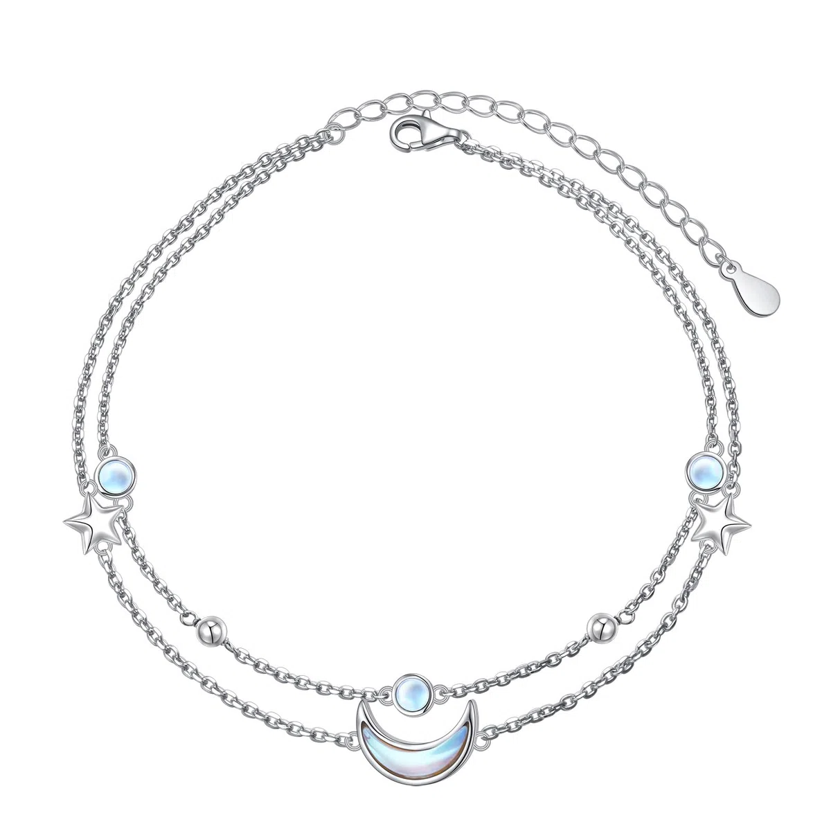 Tobilleras para mujer, delicadas mariposas, infinito, mal de ojo, tortuga marina, pulseras de tobillo en capas, impermeables, ajustables, con cuentas, para verano, playa, joyería de regalo, 9