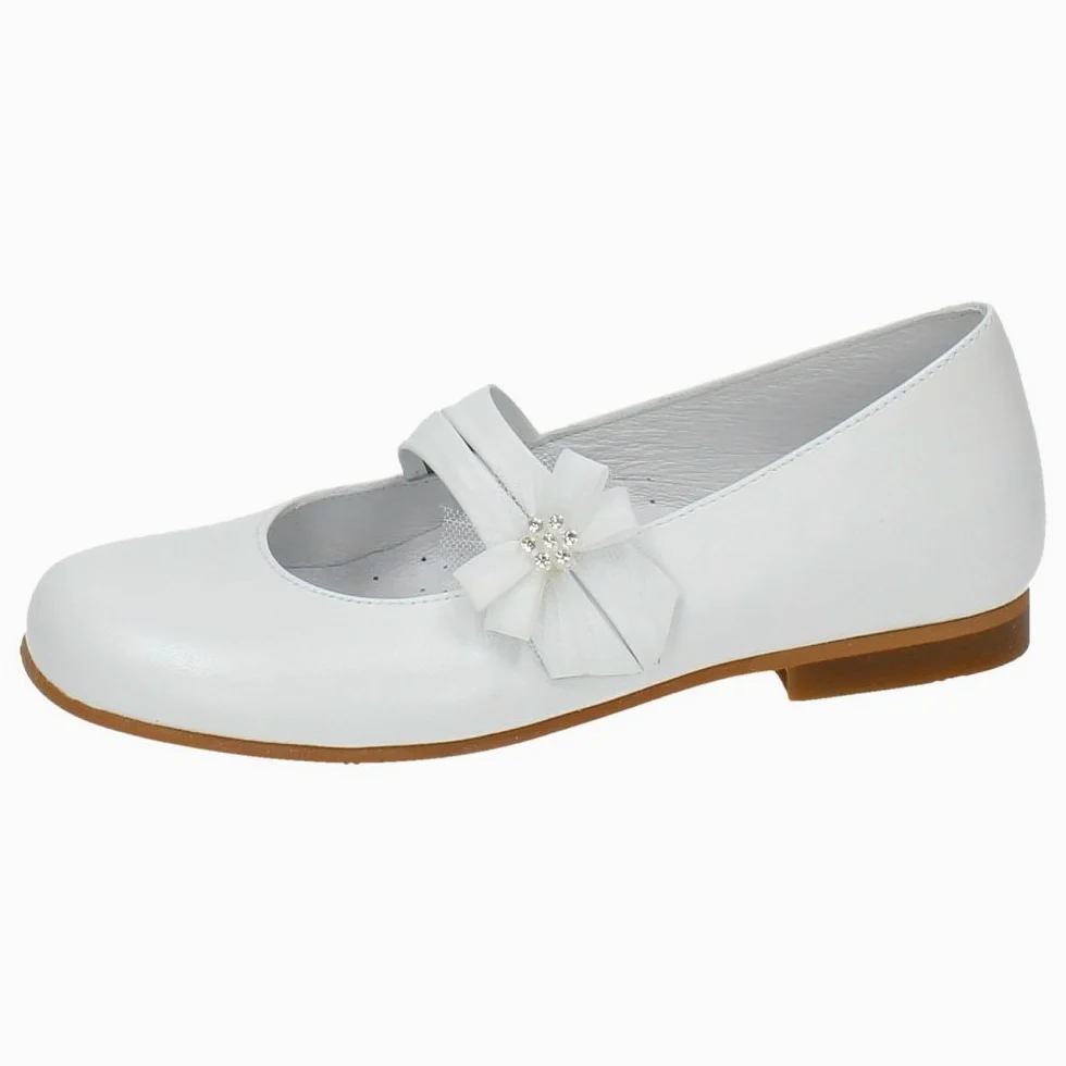 872336 ZAPATOS DE CEREMONIA NIÑA ZAPATO COMUNIÓN BLANCO 36