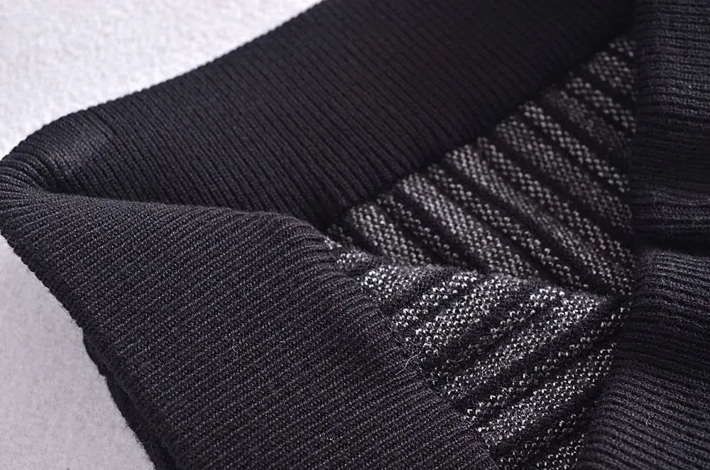 Faldas para Mujer Reino Unido,Falda De Invierno A Cuadros Cintura Elástica Onda Falda Plisada De Talle Alto De Punto Negro Faldas Plisadas Midi Acampanadas para(Coffee)