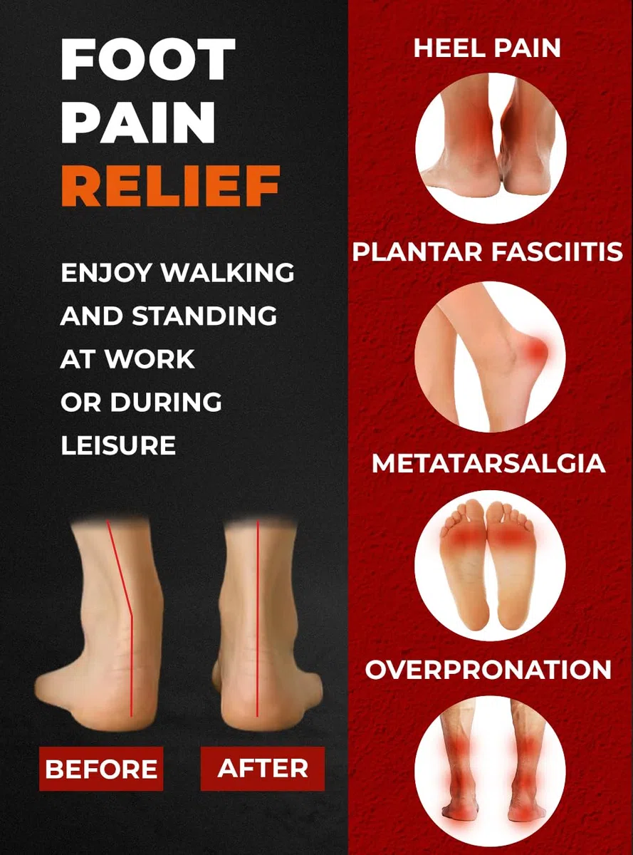 2 paquetes de plantillas para fascitis plantar de más de 220 libras para hombres y mujeres, soporte de arco alto resistente, insertos ortopédicos para zapatos, plantilla para botas de trabajo (negro,