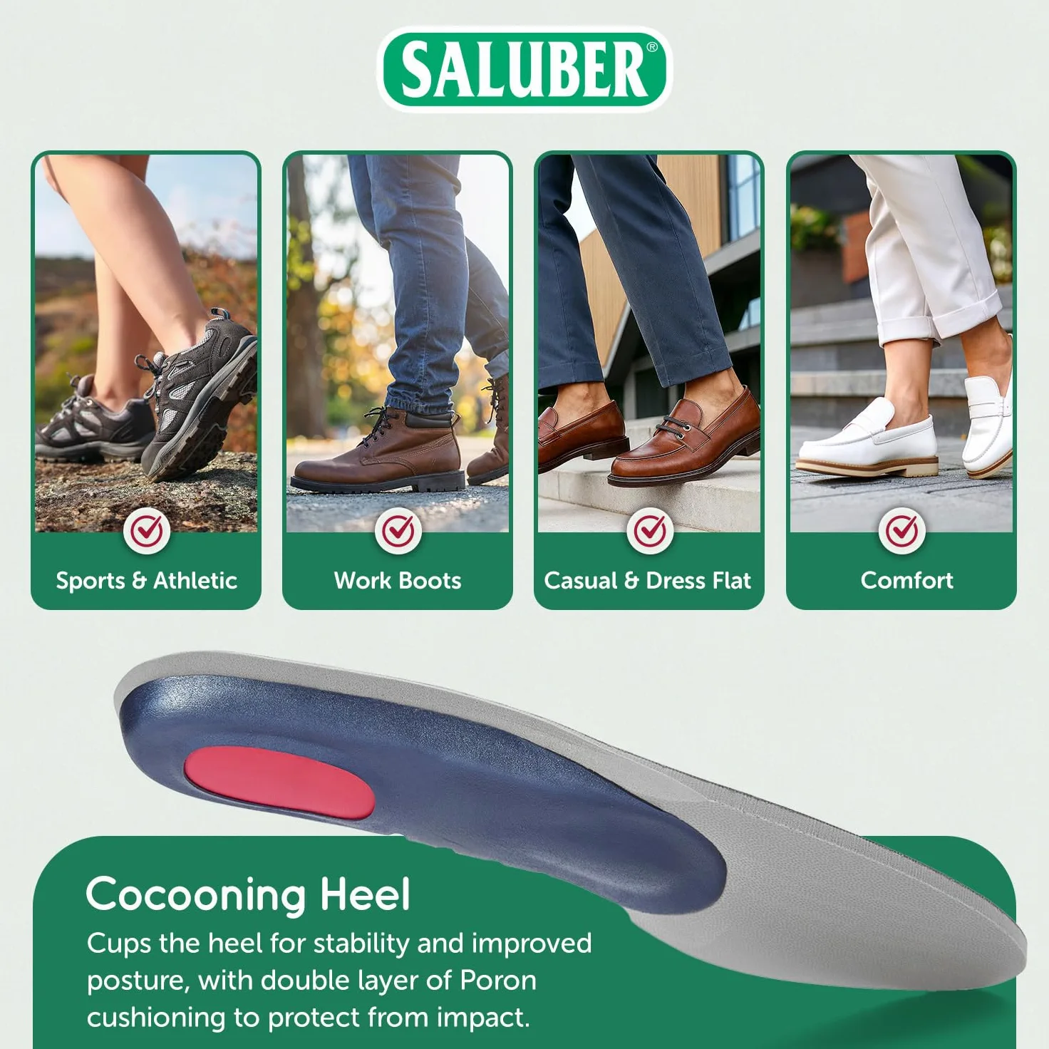 H485-46 Insertos ortopédicos extra gruesos con almohadilla metatarsiana para mujeres y hombres para fascitis plantar. Plantillas importadas de Italia. US W 11.5-12/M 10.5-11 (EU 44)