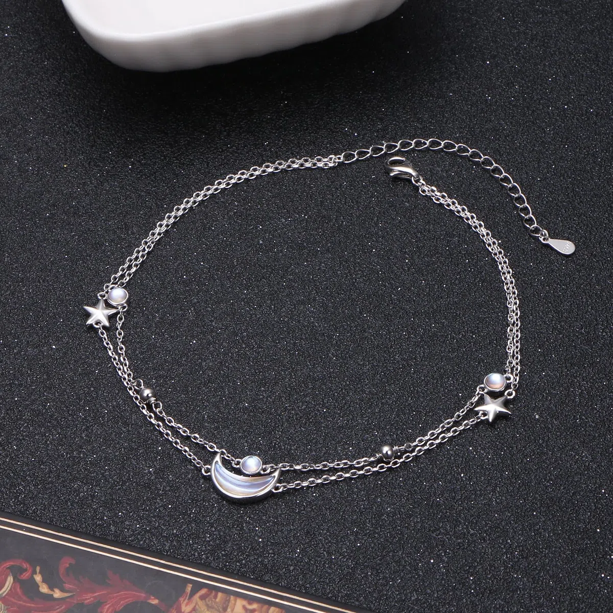 Tobilleras para mujer, delicadas mariposas, infinito, mal de ojo, tortuga marina, pulseras de tobillo en capas, impermeables, ajustables, con cuentas, para verano, playa, joyería de regalo, 9