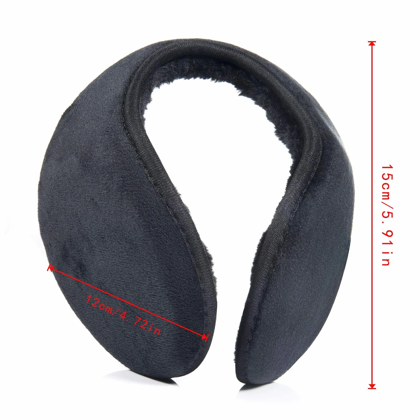 Czemo Orejeras para Hombre y Mujer, Plegable Tamaño Ajustable Unisexo Orejeras Cálidas de Invierno