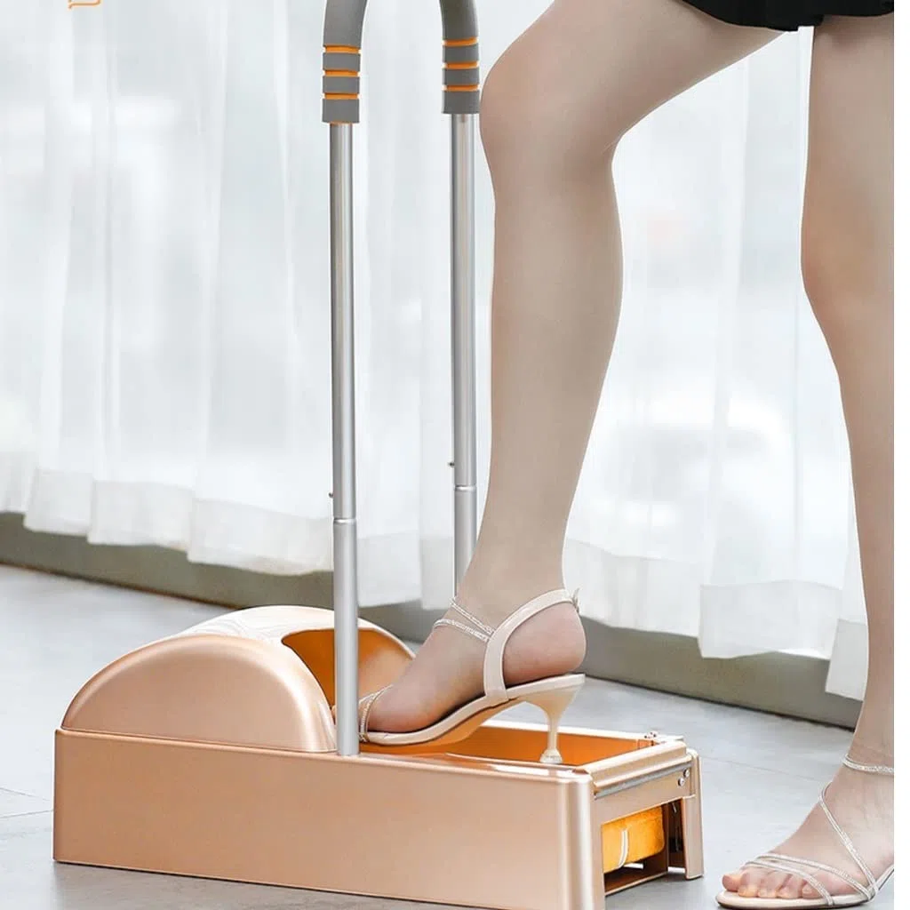 Dispensador automático de fundas de zapatos para el hogar, máquina desechable para una entrada fácil de limpiar