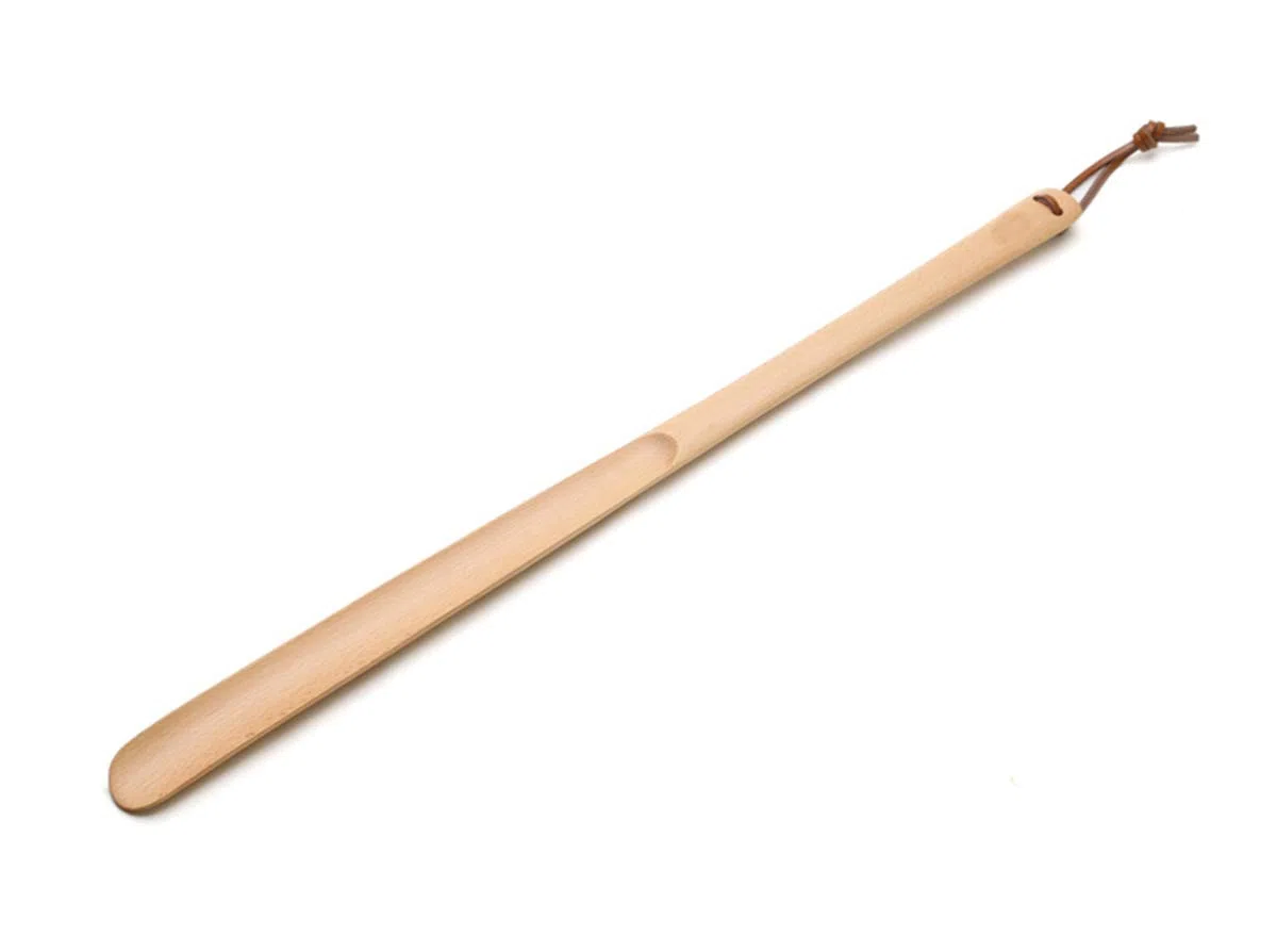 Calzador Mango Largo de Madera Longitud del Calzador Disponible ，Calzador(Beech 50cm)